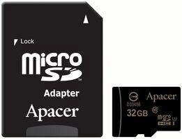 Картка пам'яті Apacer microSDHC 32 GB Class 10 + SD-адаптер