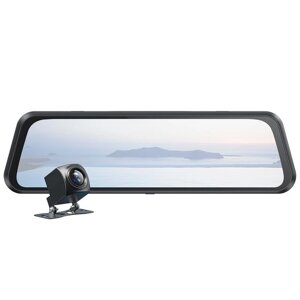 Відеореєстратор — дзеркало на 2 камери HOCO DI36 9.66 дюймів rearview mirror моніторинг 24 години