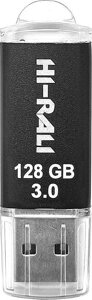 Флеш накопичувач USB 3.0 — Hi-Rali Rocket 128 gb чорний