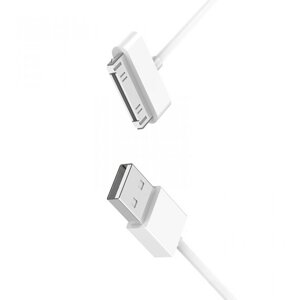 Usb кабель iPhone 4 Hoco x23 білий 1 метр