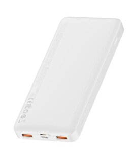 Акумулятор зовнішній Baseus Bipow fast charging 10000 mAh 20 W OE PPBD050502 білий