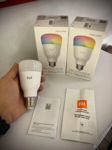 Розумна лампочка Xiaomi Mi Led Bulb RGB 1s кольорова