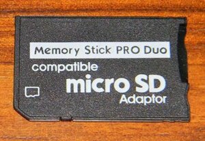 Перехідник із карт пам'яті MicroSD на Pro Duo