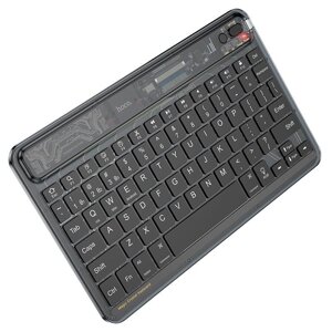 Клавіатура HOCO Transparent Discovery edition wireless BT keyboard S55 (тільки англійська) чорна