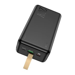 Зовнішній акумулятор HOCO Tacker power bank J87B 30000mAh чорний