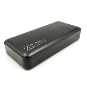 Портативна батарея акумулятор XO PR192 20000 mAh 20W чорний