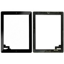 Тач-панель для Apple iPad 2 чорна з кнопкою Home