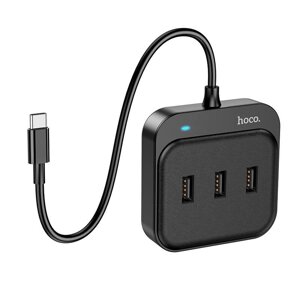 Хаб USB Hoco HB31 1xUSB 3.0 + 3xUSB 2.0 20cm 6931474784889