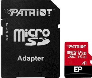 Картка пам'яті microSDXC 1 TB Patriot EP UHS-1 U3 V30 80/100 МБ/с