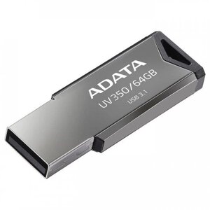 Флешка USB 3.1 ADATA UV 350 64 Gb срібляста