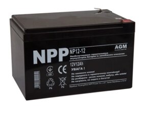 Акумулятор NPP-12 12Ah