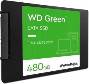 Накопичувач SSD 480GB WD green 2.5" SATAIII TLC (WDS480G3G0A) зд диск внутрішній