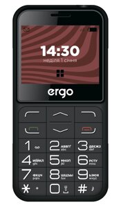 Кнопковий телефон Ergo R231 чорний