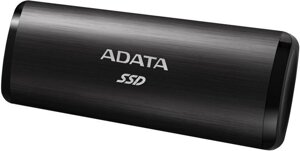 Портативний SSD A-DATA SE760 512GB Portable USB 3.2 Type-C 3D NAND TLC Black