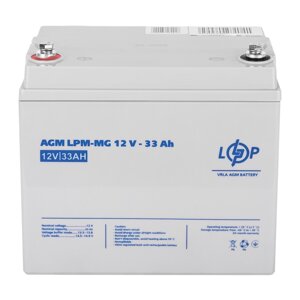 Акумулятор мультигелевий LPM-MG 12V - 33 Ah