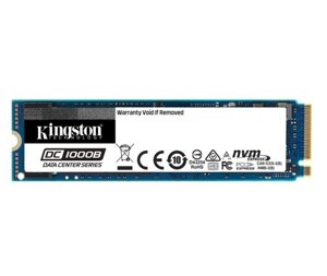 Накопичувач швидкісний SSD 480 GB M. 2 NVMe Kingston DC1000 M. 2 2280 PCIe 3.0 x4 3D TLC (SEDC1000BM8/480G)