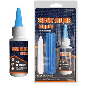 Універсальний клей для тканини та шкіри Sew Glue Liquid 60 мл Visbella