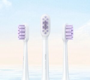 Насадки для зубної щітки MiJia Sonic Electric Toothbrush (BHR6327CN) 3 штуки фіолетова щетина