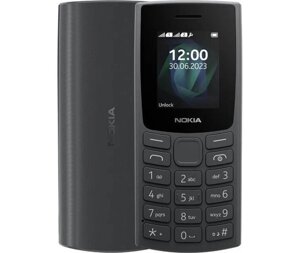 Телефон Nokia 105 TA-1569 Single Sim 2023 темно-сірий