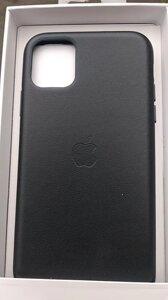 Чохол накладка iPhone 11 шкіряна Original Leather Case бампер панель