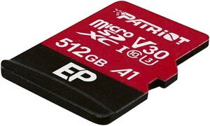 Картка пам'яті MicroSD Patriot 512 GB UHS-1 U3 V30