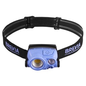 Налобний ліхтар Brevia 14100WX1 400 Lm + 200 Lm 3 W + 3 W COB 1200 mAh IP65