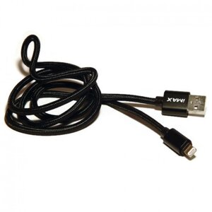 2-метровий кабель iMAX Usb cable lightning 3.0 black 2 m