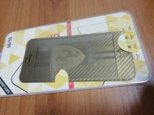 Захисне скло для iPhone 5 5S SE золотисте Ferrari переднє та заднє