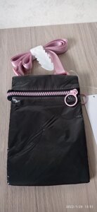 Сумка двостороння NINETYGO Double-sided Mini Crossbody Bag темно-зелена з рожевим 818129