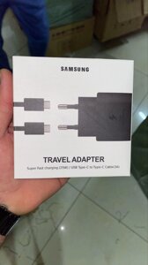 Зарядний пристрій Samsung 25 W Travel Adapter EP-TA800NBEGRU + кабель C to C