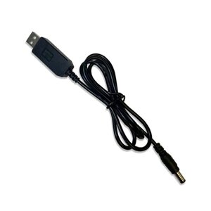 USB-кабель із перетворювачем напруги з 5V на 12 V 0.5 А 5.5 на 2.1 мм DC для роутера
