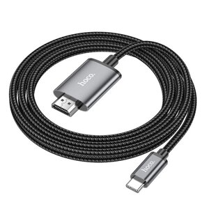 Кабель конвертер Type-C to HDMI - Hoco UA27 HD on-screen cable