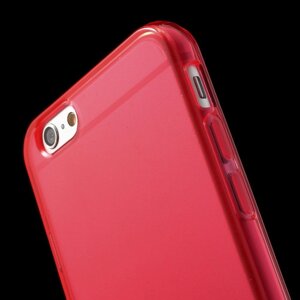 Силіконовий кейс для iPhone 6 6S червоний чохол