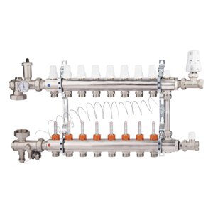 Колекторна група Icma 3/4" 8 виходів, з витратоміром NoA2K013