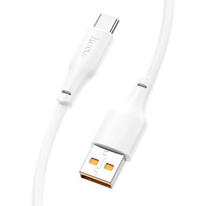 Кабель HOCO X93 Force fast charging data cable USB — Type-C 100 W 1 метр 6931474790682 білий