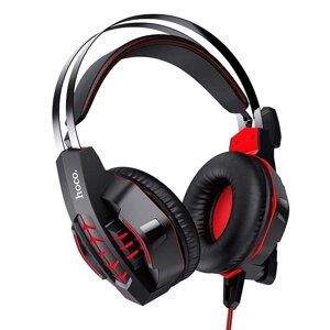 Наушники HOCO gaming Cool tour headphones LED W102