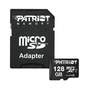 Картка пам'яті MicroSDXC 128 Gb Patriot LX Series PSF128GMCSDXC10