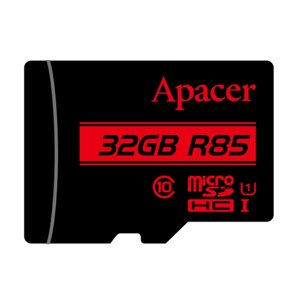 Картка пам'яті Apacer microSDHC 32Gb class 10 UHS-1 швидкість до 85 MB/s