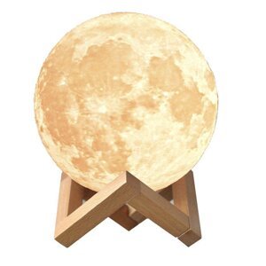 Настільний світильник Місяць Magic 3D Moon Light Touch Control 15 см Moonlamp