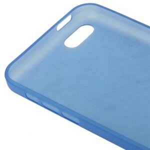 Чохол силікон для iPhone 5/5s блакитний