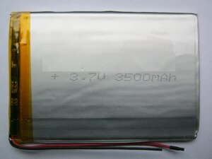 Акб для планшета HJ 357085 3.7V 3500 mAh 3.57085 мм