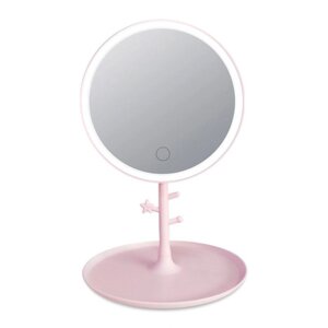 Дзеркало настільне косметичне Led makeup mirror 17 см