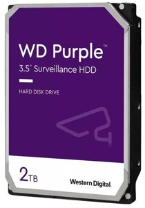 Жорсткий диск внутрішній WD Purple 3.5 2 TB SATA 256 MB (WD23PURZ)