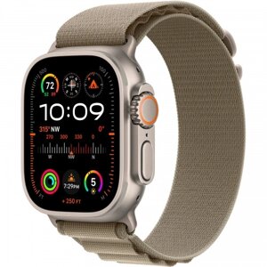 Розумний годинник Apple Watch Ultra 2 49mm Titanium Case with Olive Alpine Loop Small (MREX3 / MRFH3)