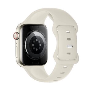 Ремінець HOCO iWatch WA15 Flexible series 8-character buckle solid color 38/40/41mm білий