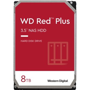 Жесткий диск WD Red Plus NAS 8 TB (8000Gb) 5640 rpm 256M SATA 6 Gb/s (WD80EFPX)