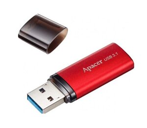 USB флеш Apacer AH25B 32 GB USB3.1 Red AP32GAH25BR-1