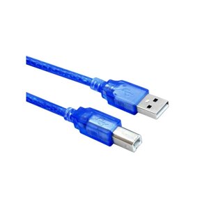 USB-кабель для принтера 3 метри синій