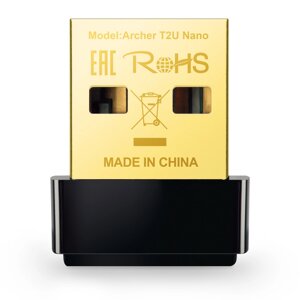 Wi-Fi USB адаптер TP-Link Archer T2U NANO AC600