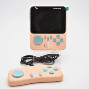 Портативна ігрова приставка консоль G7 Game Player рожева